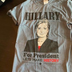 Hilary for President T-shirt  Size small (men's small)